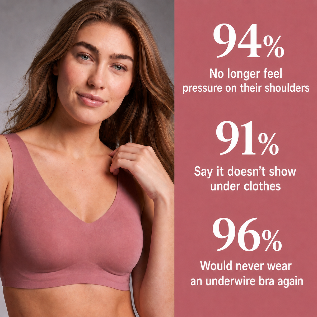 LUMIVE⢠AUS Premium Seamless Comfort Bra